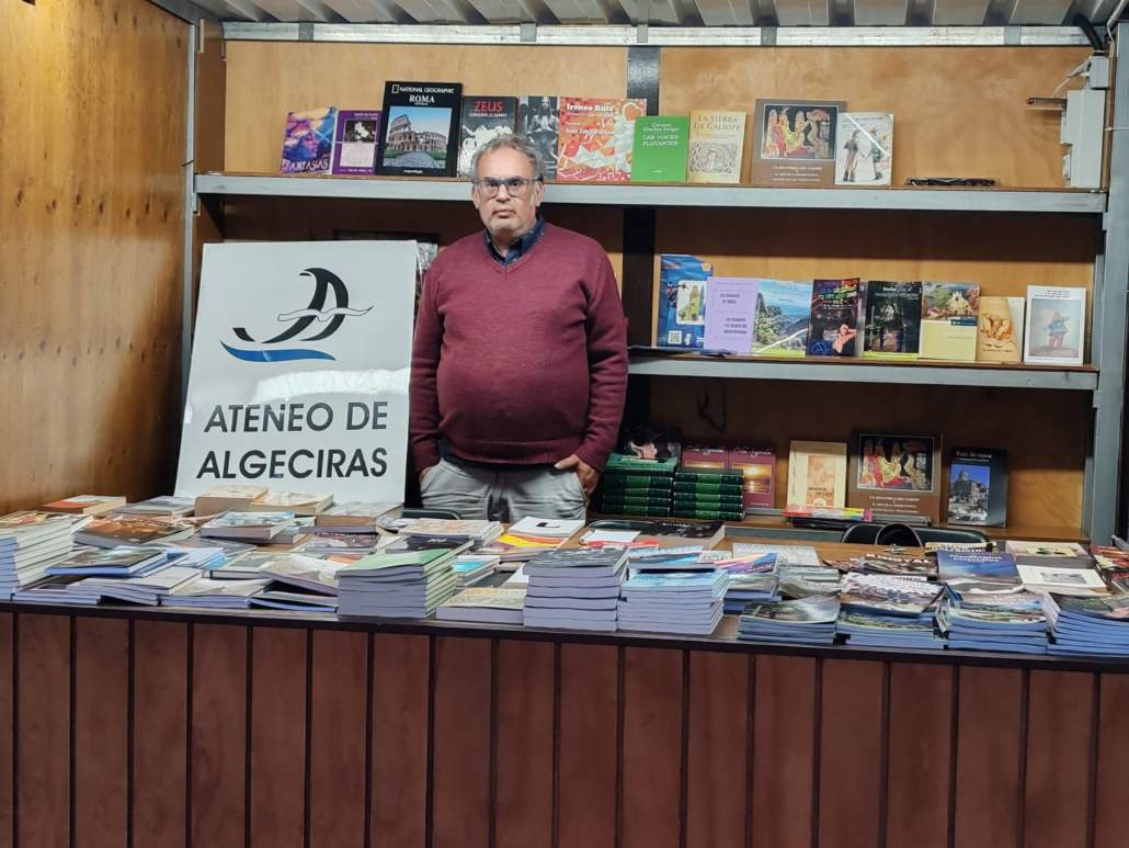 Puesto del Ateneo de Algeciras en la Feria del Libro de Algeciras